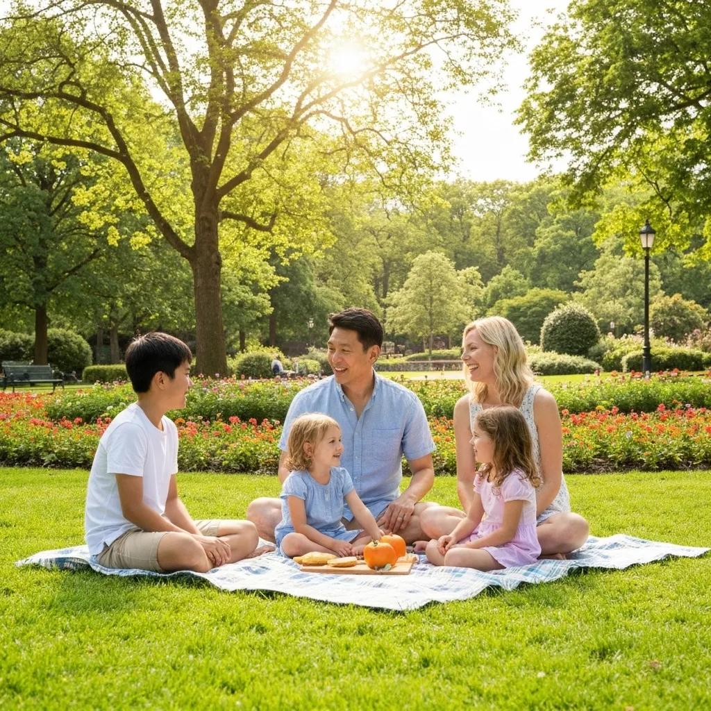 Bail bondsman assisting a family in a modern office, conveying trust and support