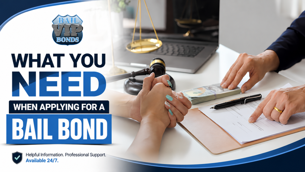 What You Need When Applying for a Bail Bond